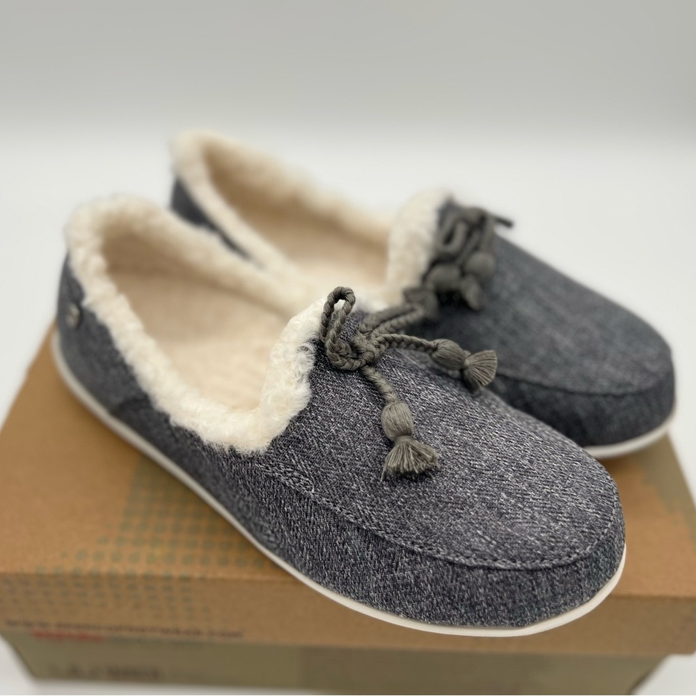 Total Support Orthotic Cozy Gray Slippers Women Sz6 - Picture 3 of 7
